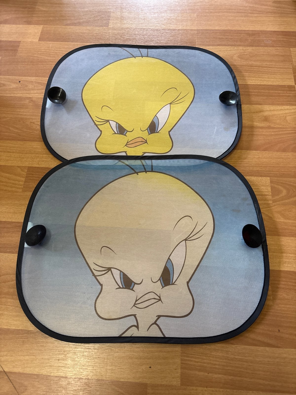 Zonneklep voor in de auto met Tweety-design (2 stuks), Ophalen, Gebruikt