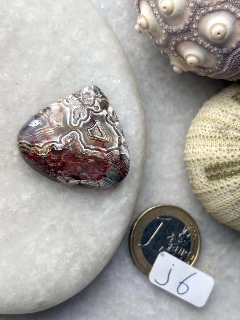 Mexicaanse agaat kettinghanger, Verzamelen, Mineralen en Fossielen, Ophalen of Verzenden