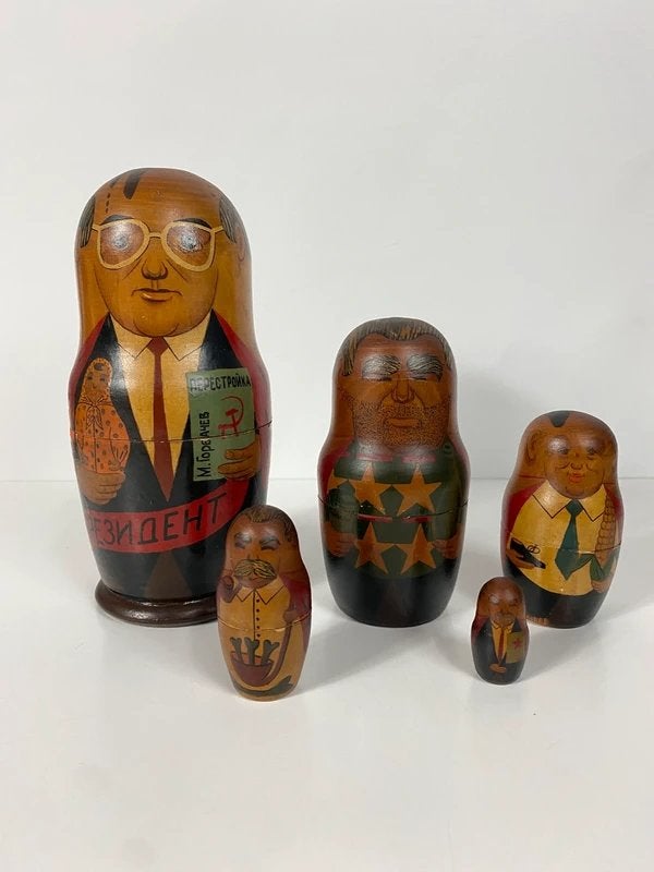 Russische Matroesjka Set – Politieke Figuren, Verzamelen, Gebruikt, Ophalen of Verzenden, Nvt, Nvt