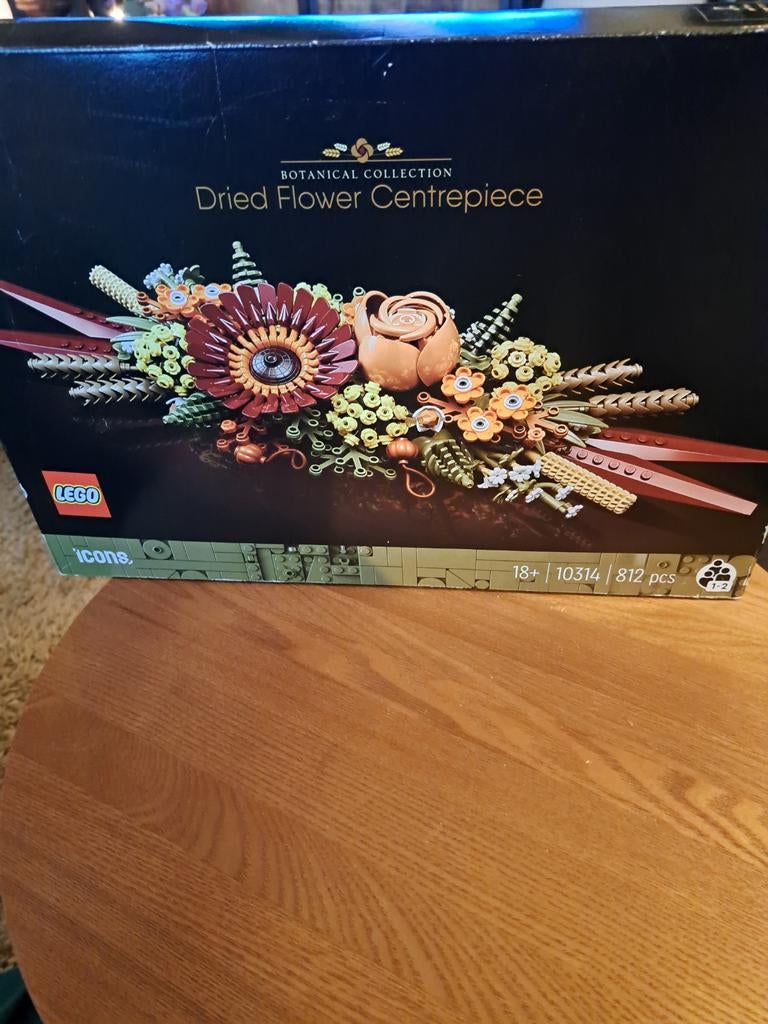 LEGO Icons Botanische Collectie Gedroogd Bloemstuk 10314, Ophalen, Nieuw, Overige merken