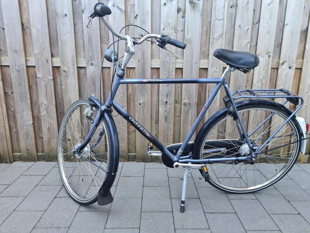 Gazelle herenfiets 28 inch met goedgekeurd slot, Ophalen, Gebruikt, Versnellingen, 57 tot 61 cm