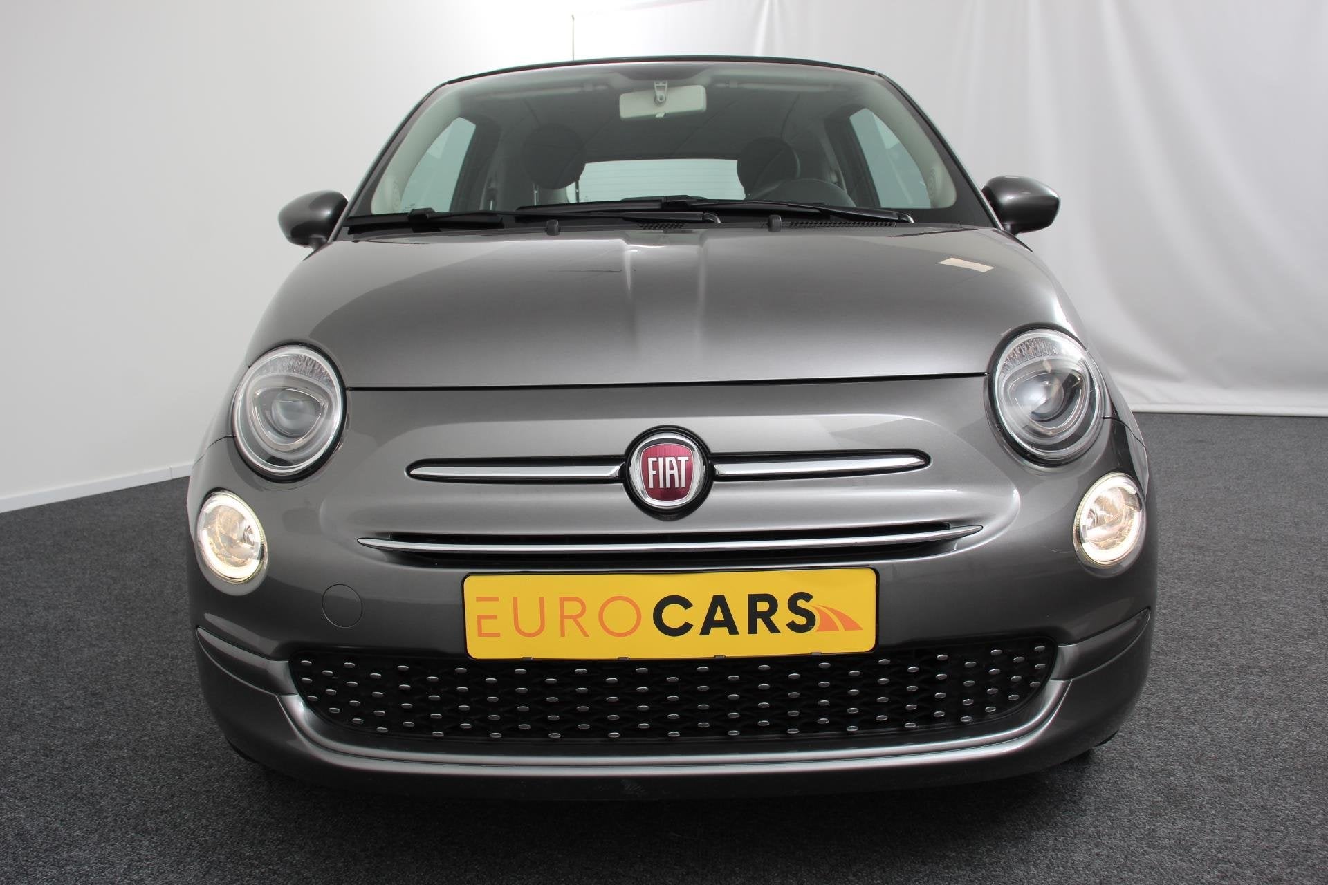 Fiat 500 C 1.2 Lounge Navigatie Lederen interieur Climate co, Voorwielaandrijving, Gebruikt, 4 cilinders, Cabriolet