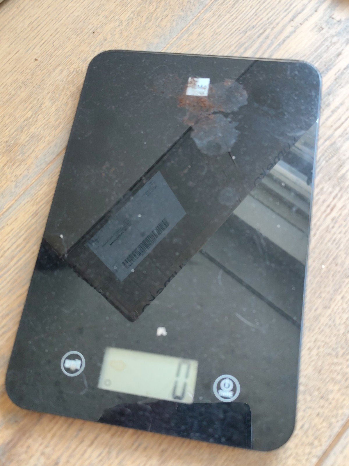 Digitale keukenweegschaal - Zwart, Witgoed en Apparatuur, Keukenweegschaal, 1 tot 500 gram, Ophalen of Verzenden, Digitaal