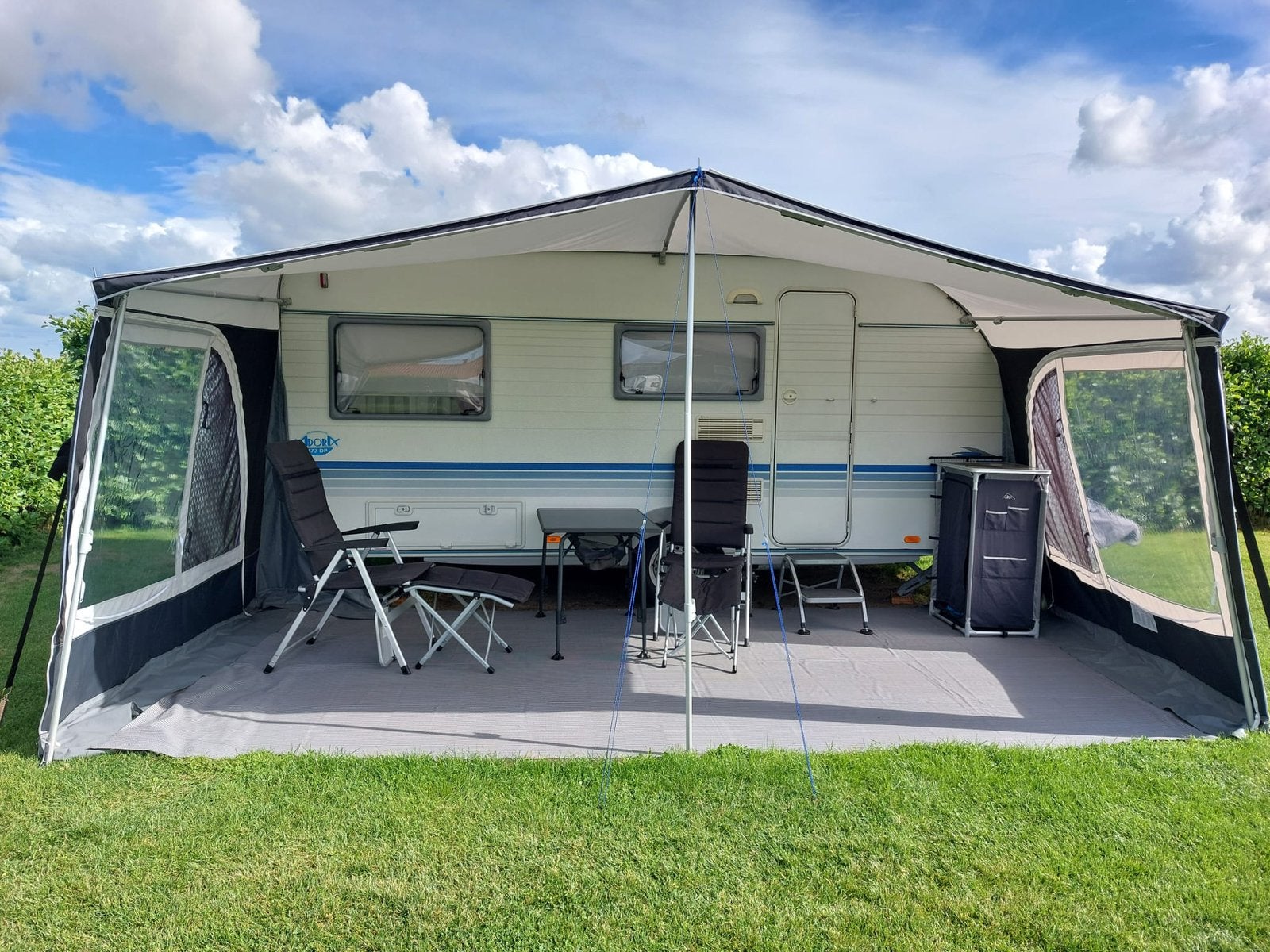 Voortent Dorema Octavia mt 11, Ophalen, Zo goed als nieuw