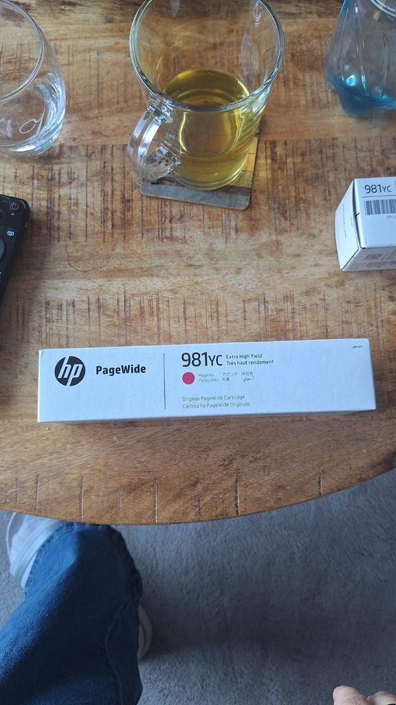 HpPagewide cardridge 981yc magenta, Computers en Software, Ophalen of Verzenden, Nieuw, Toner, HP origineel