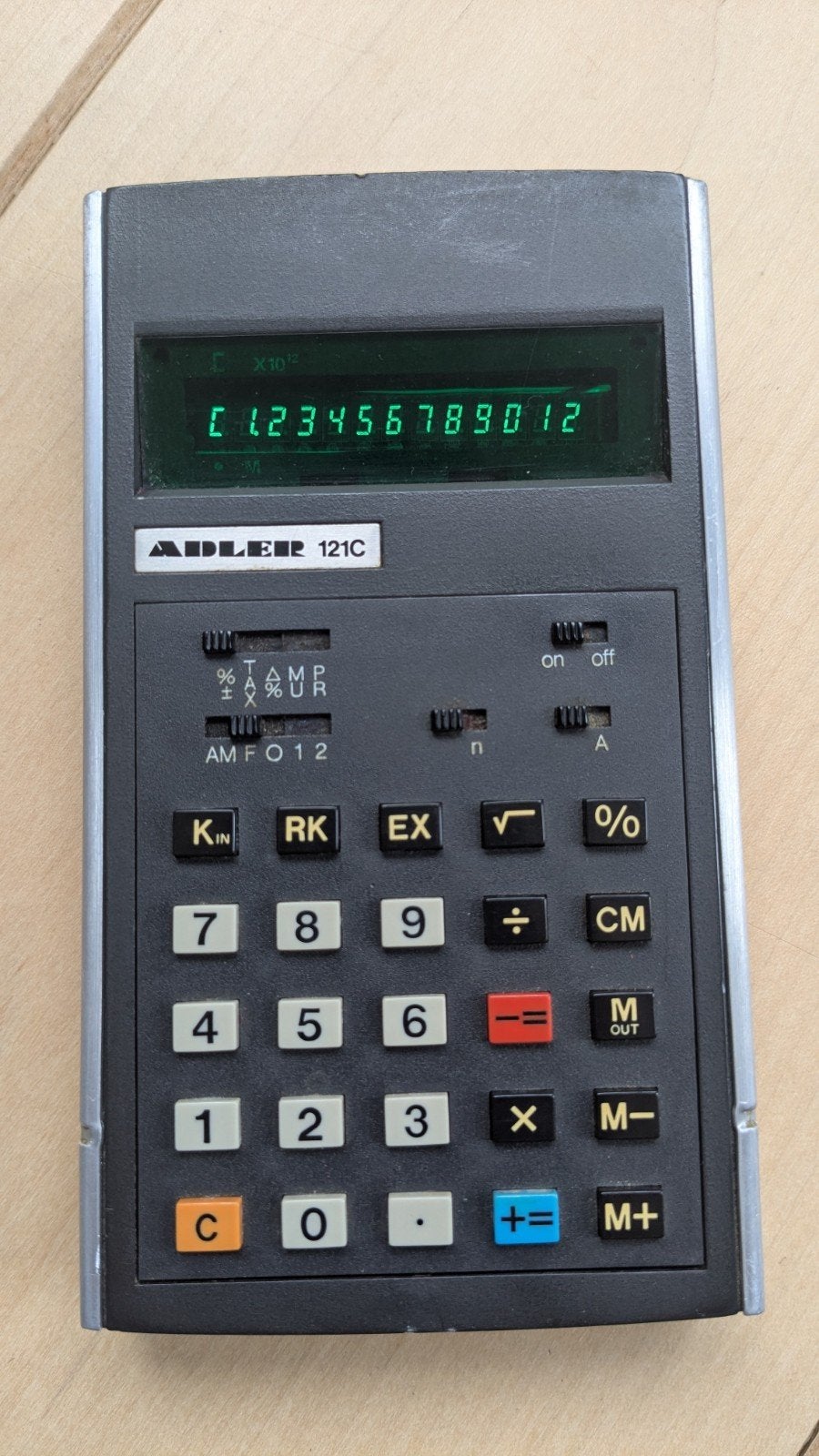 Vintage rekenmachines, Ophalen of Verzenden, Gebruikt