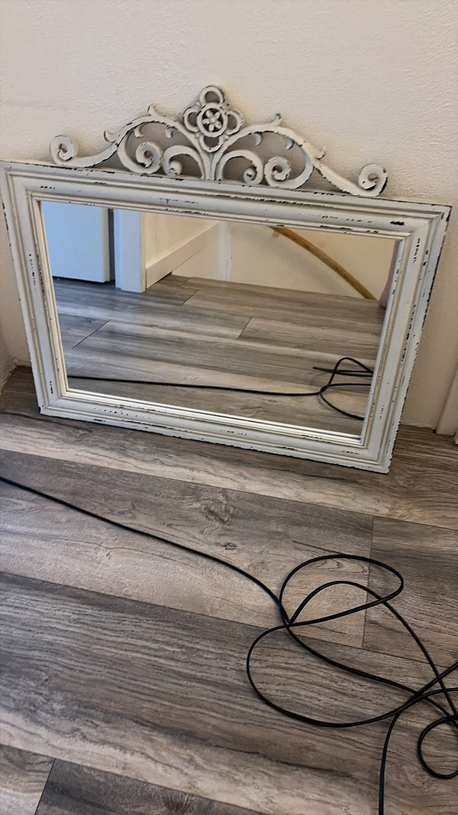 Spiegel, Huis en Inrichting, Woonaccessoires | Spiegels, Ophalen, Minder dan 50 cm, Zo goed als nieuw, Minder dan 100 cm
