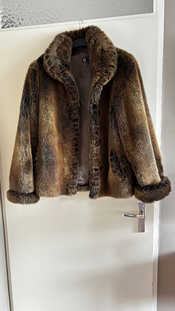 Bontjasje Edgar Vos, Kleding | Dames, Maat 38/40 (M), Bruin, Zo goed als nieuw, Edgar Vos
