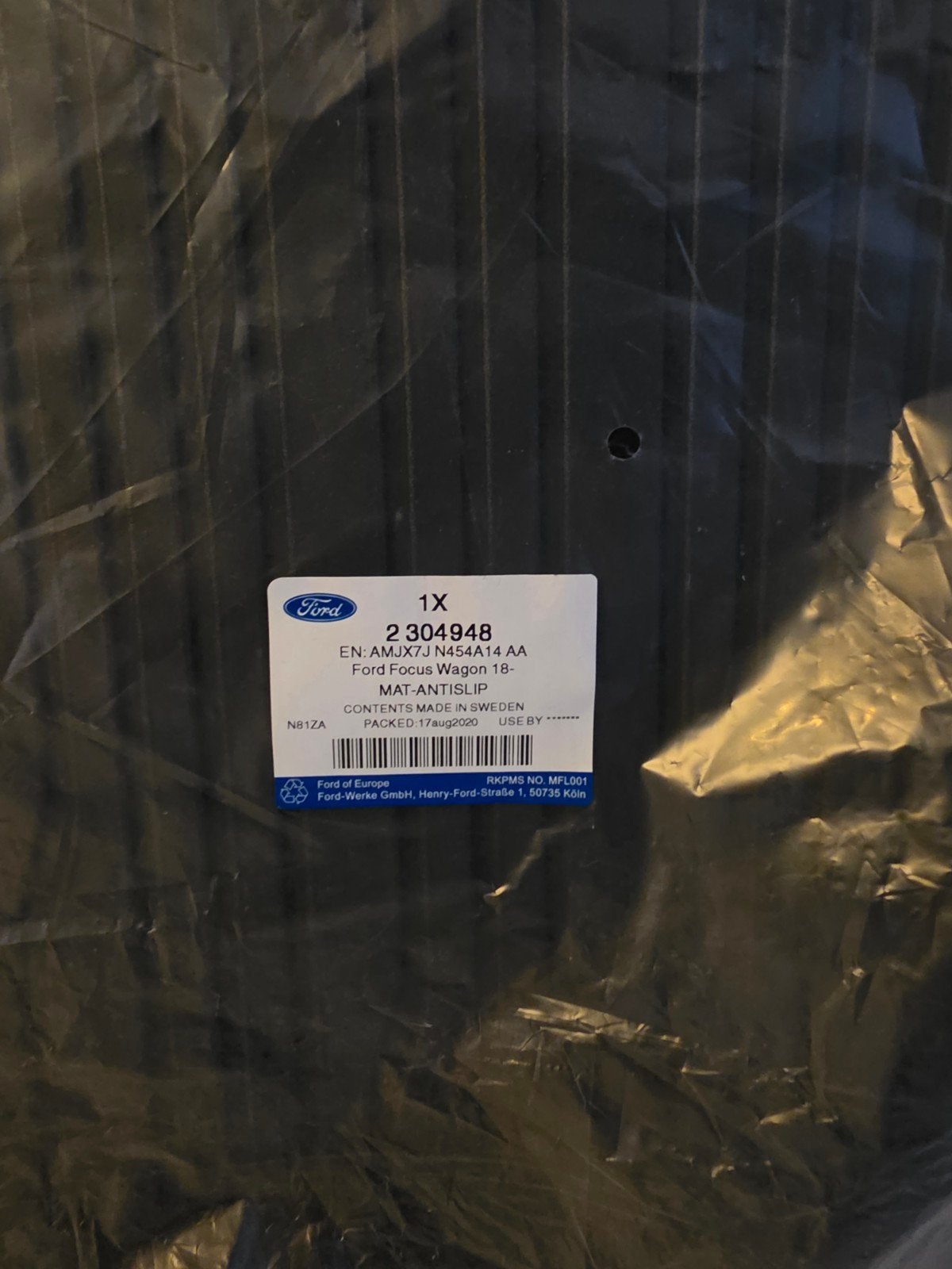 Nieuwe Ford Focus Wagon 18- Antislip Mat Kofferbak, Ophalen