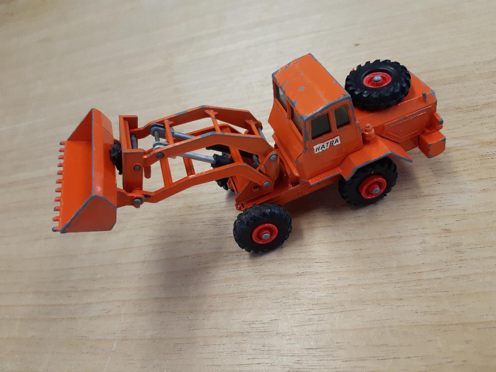 Matchbox/Lesney Hatra Kingsize Tractor Shovel K-3, Ophalen of Verzenden, Gebruikt, Hijskraan, Tractor of Landbouw, Matchbox