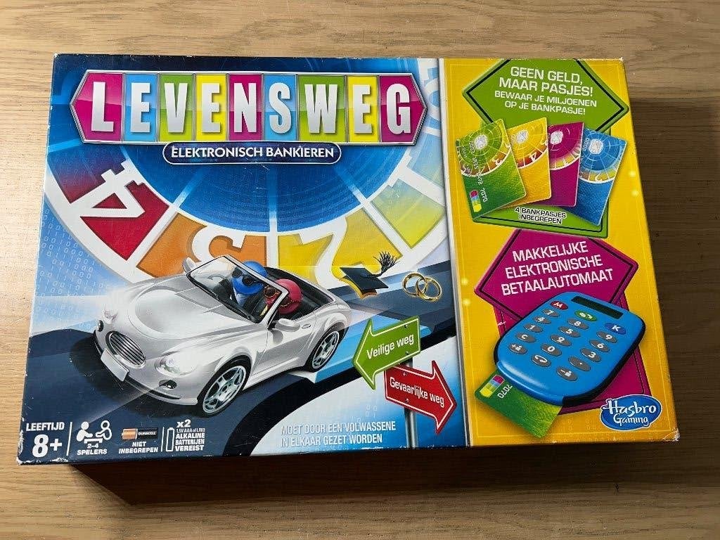 Levensweg Elektronisch Bankieren Bordspel, Hobby en Vrije tijd, Gezelschapsspellen | Bordspellen, Ophalen of Verzenden, Gebruikt