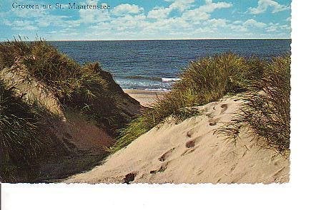 Ansichtkaart 	Sint Maartenszee	Duin, strand en zee, Verzenden, 1960 tot 1980, Ongelopen, Noord-Holland