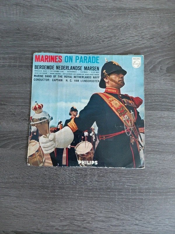 Marines on Parade - Beroemde Nederlandse Marsen 10 inch LP, LP, Gebruikt, 10 inch, Overige genres