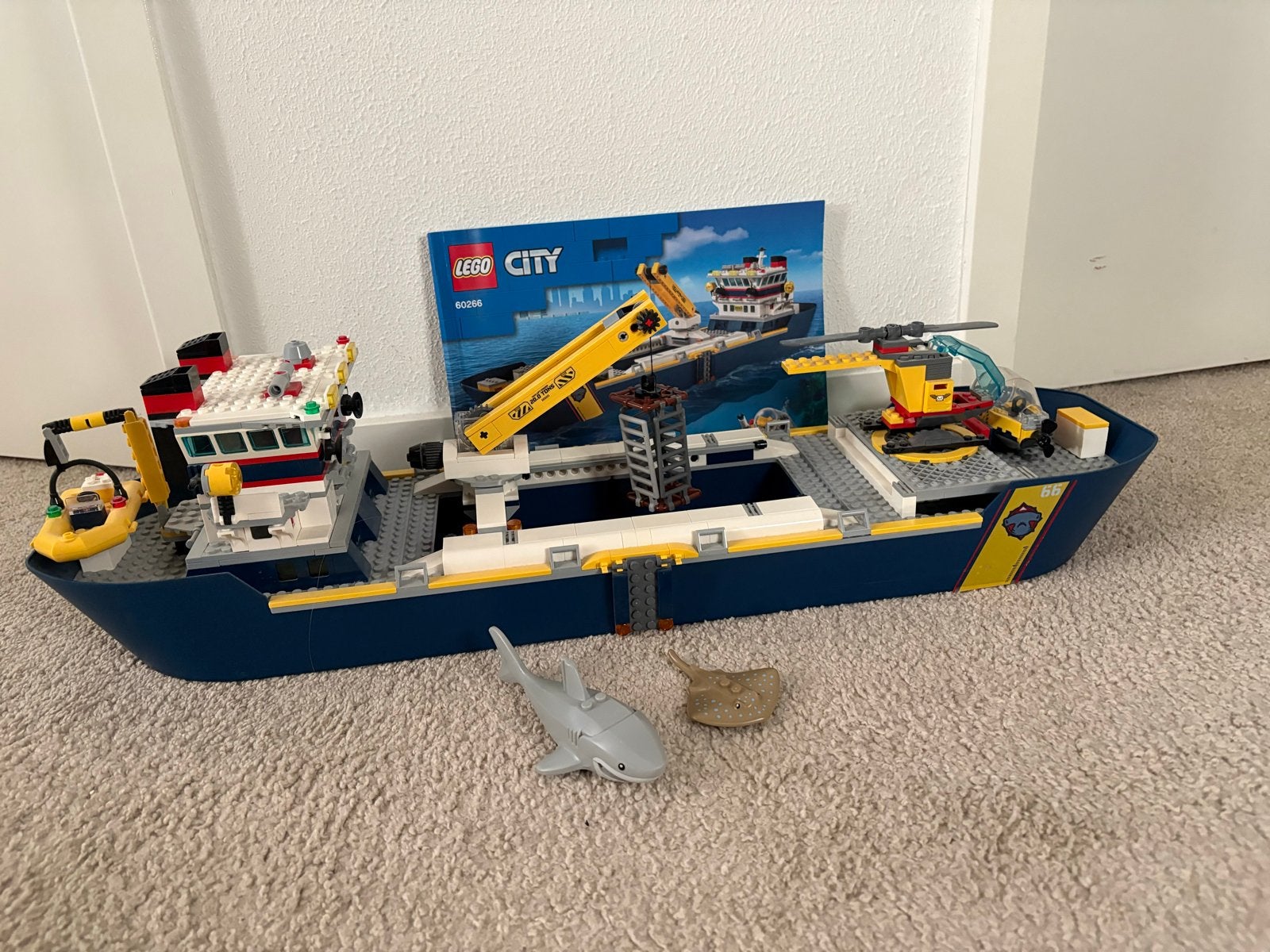 Lego City Oceaan Onderzoeksschip 60266, Kinderen en Baby's, Ophalen, Lego, Compleet, Complete set