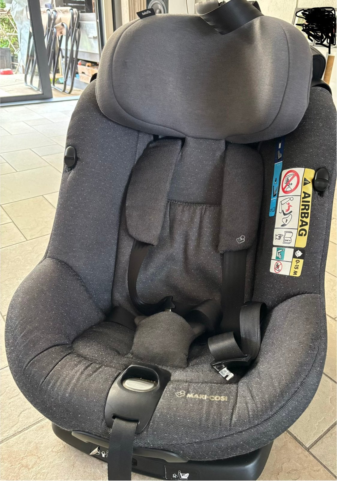 Maxi Cosi AxissFix autostoel, Kinderen en Baby's, Autostoeltjes, Ophalen, 9 t/m 18 kg, Zo goed als nieuw, Isofix