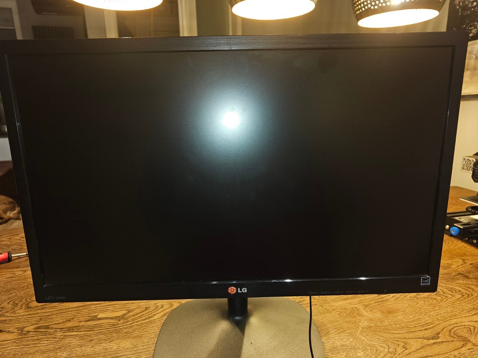 LG 24M35D-B Monitor - Full HD, 60Hz, 24 inch, Gebruikt, Full HD, LG, 60 Hz of minder