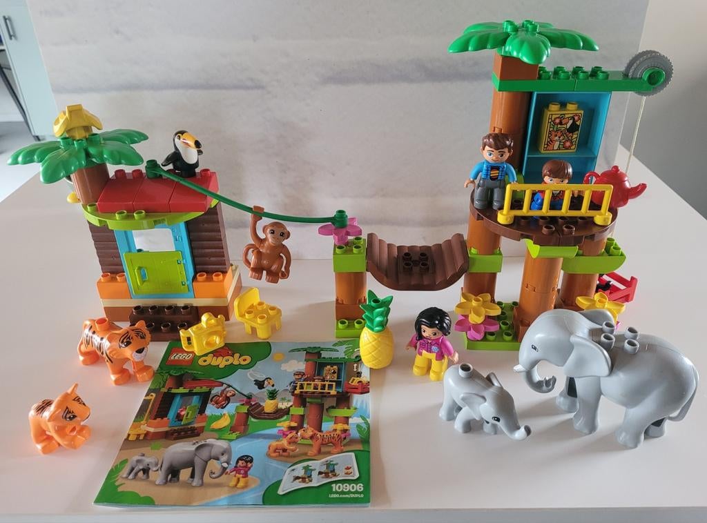 Duplo tropisch eiland set nummer 10906, Ophalen of Verzenden, Zo goed als nieuw, Complete set, Duplo