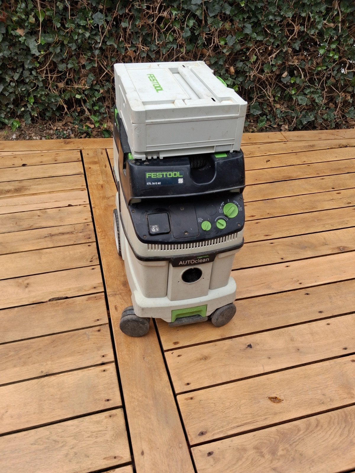 Festool CTL 36 E AC stofzuiger +reinigingsset en longlifezak, Gebruikt, Industriële stofzuiger, Ophalen, Stofzak