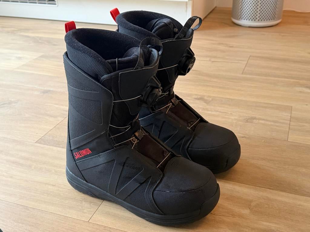 Salomon snowboardschoenen, maat 42 / 27.0cm, Sport en Fitness, Snowboarden, Ophalen of Verzenden, Gebruikt, Schoenen