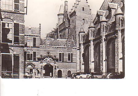 Ansichtkaart	Den Haag	Binnenhof, Verzenden, 1940 tot 1960, Ongelopen, Zuid-Holland