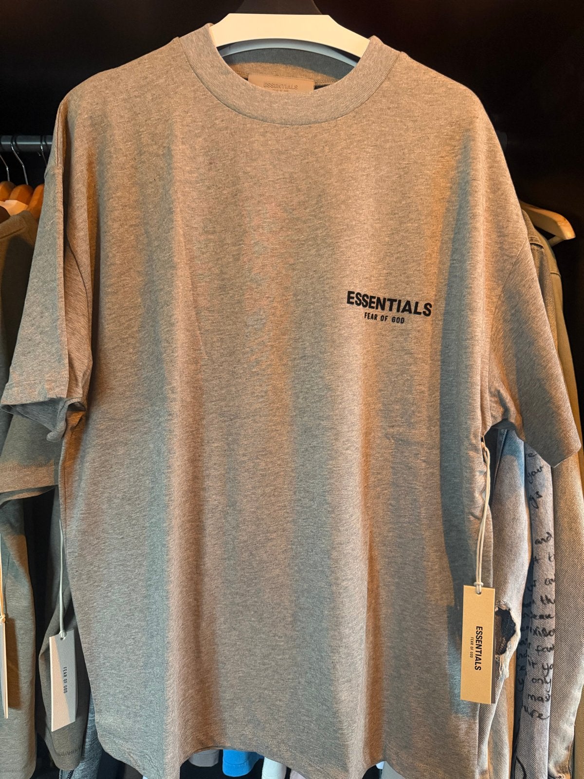 Fear of God Essentials T-Shirt Maat L Nieuw Oversized, Ophalen of Verzenden, Nieuw, Maat 52/54 (L), Grijs