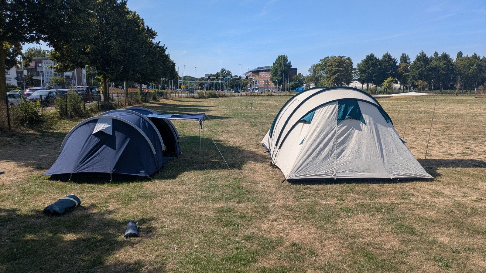 2 Obelink koepeltenten: Venetia (2p) en Everest 4 (4p), Ophalen, Gebruikt