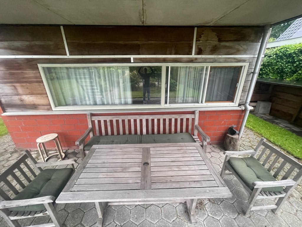 Tuinset van Gloster, Ophalen, 5 zitplaatsen, Gebruikt, Bank