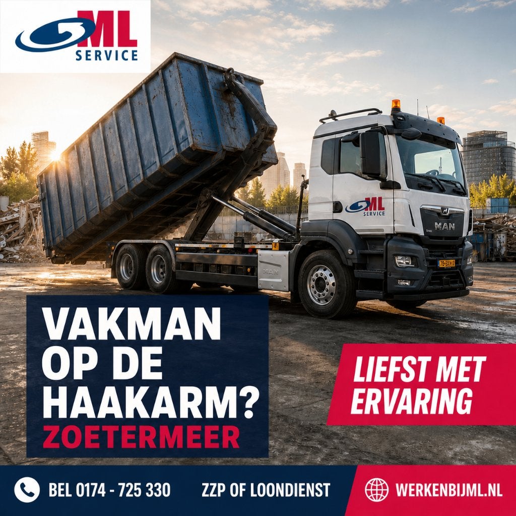 Haakarmchauffeur C/CE – Zoetermeer | Zzp of loondienst, Vacatures, Vacatures | Chauffeurs, Overige uren, Overige niveaus, Vanaf 1 jaar