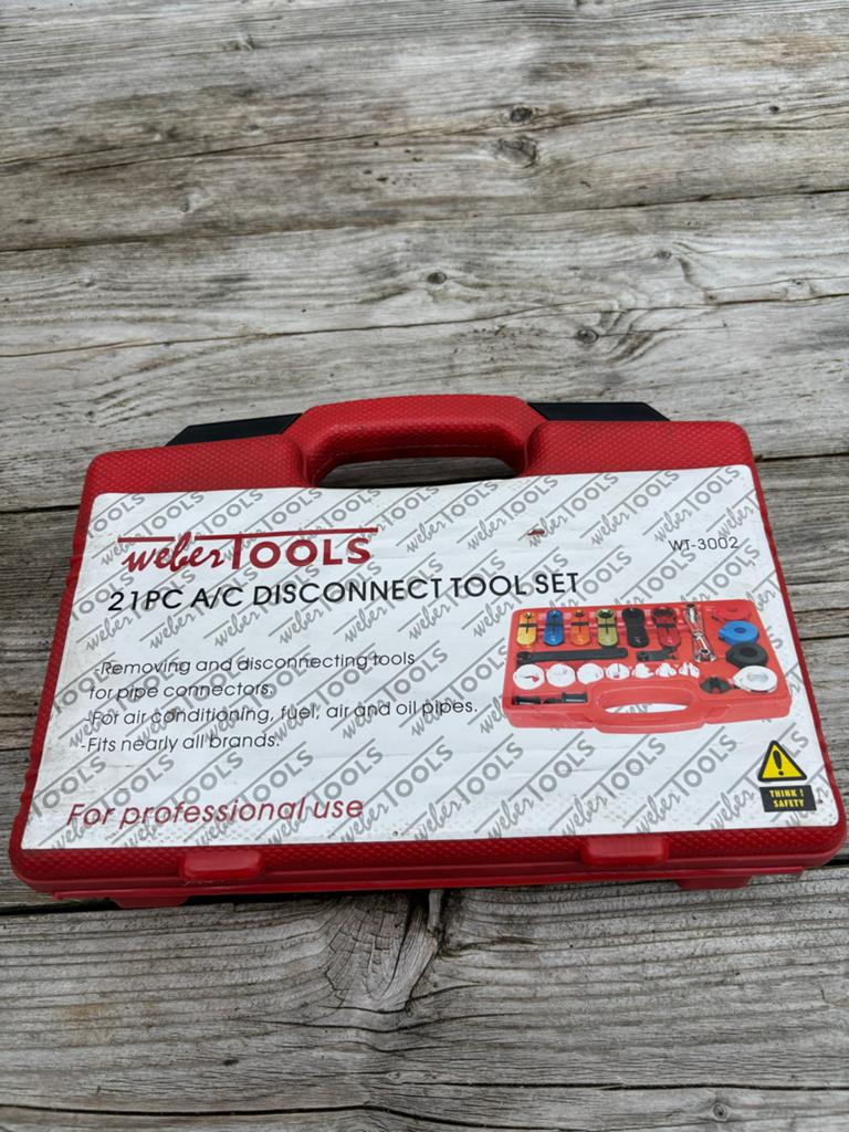 Weber Tools 21-delige A/C leiding ontkoppelset, Auto diversen, Autogereedschap, Ophalen of Verzenden, Zo goed als nieuw