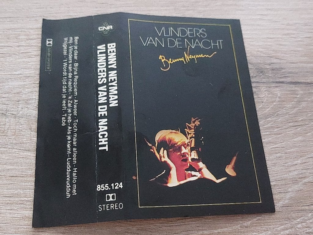 BENNY NEYMAN - VLINDERS VAN DE NACHT (MC), 1 bandje, Ophalen of Verzenden, Zo goed als nieuw, Origineel