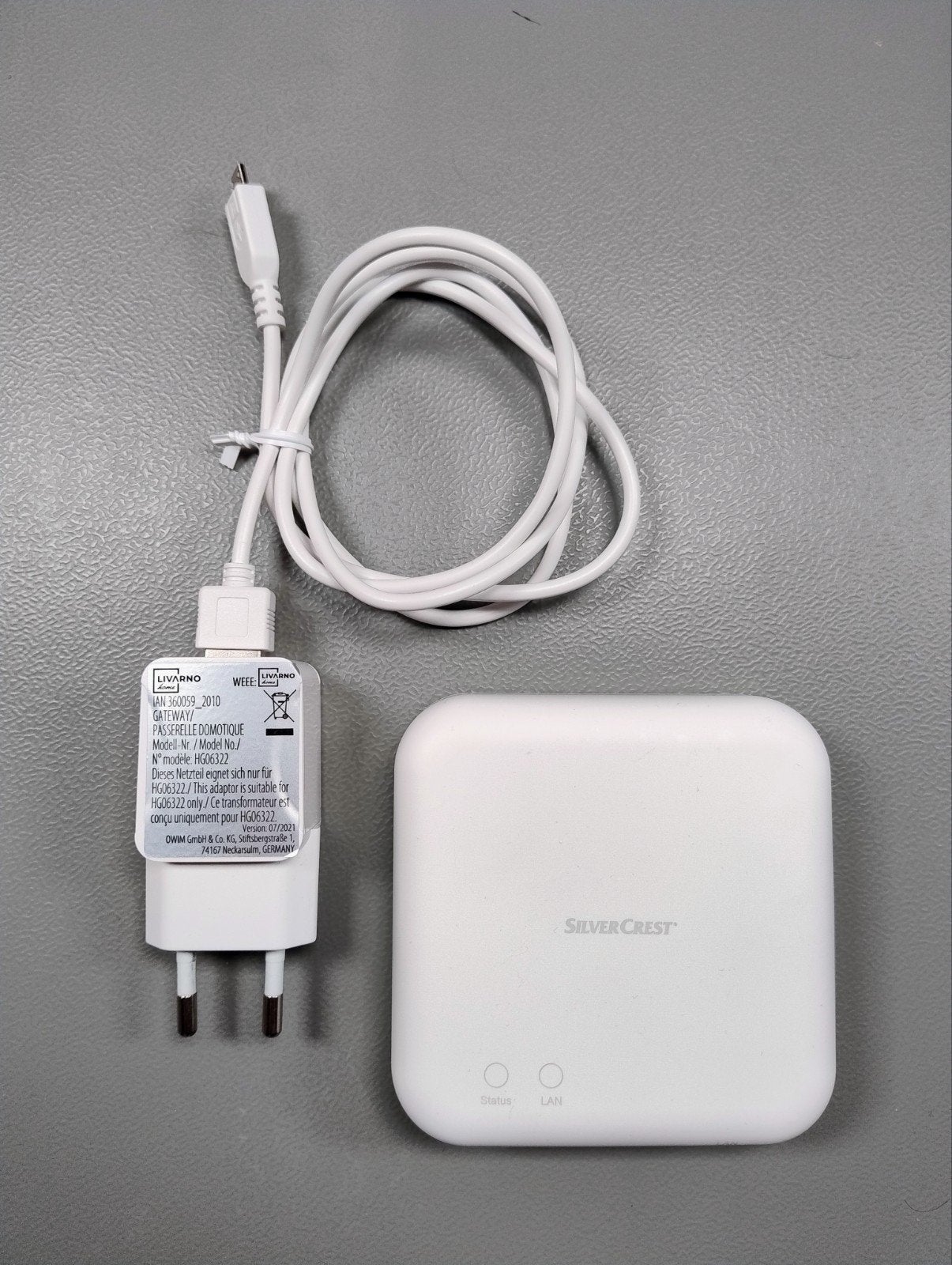 Lidl Zigbee LIVARNO home Gateway (HG07132), Ophalen of Verzenden, Zo goed als nieuw, Router, LIVARNO home