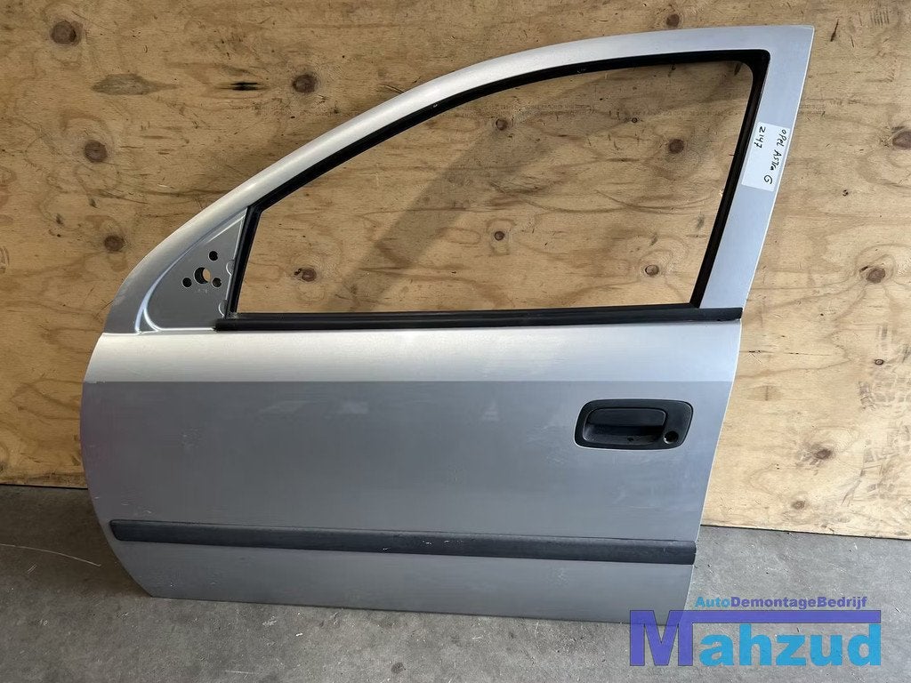 OPEL ASTRA G Zilver Z147 Links voor deur 1998-2003, Gebruikt, Deur, Opel Automobile GmbH, Ophalen of Verzenden