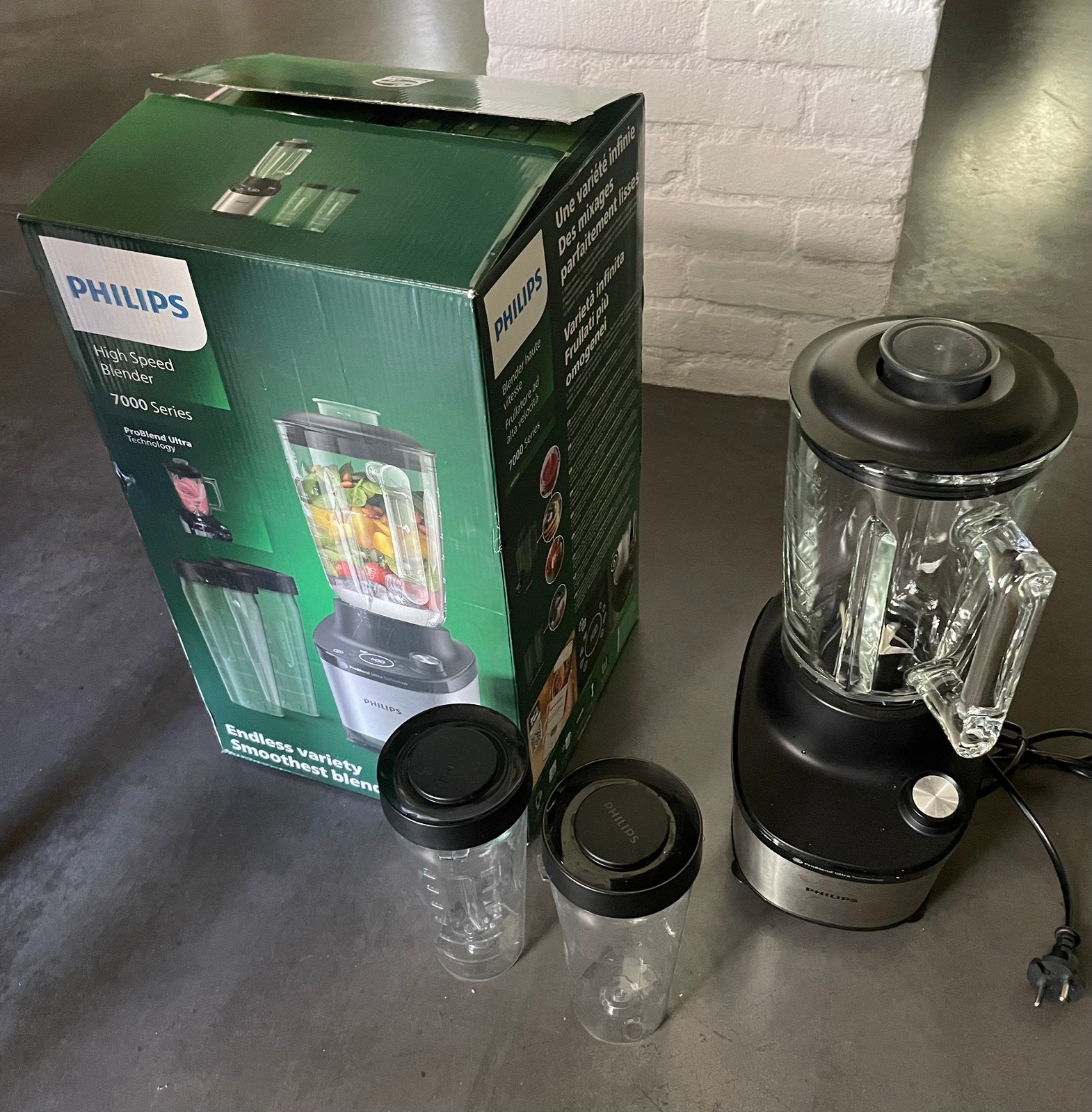 Philips High Speed Blender, Ophalen of Verzenden, Zo goed als nieuw, Blender