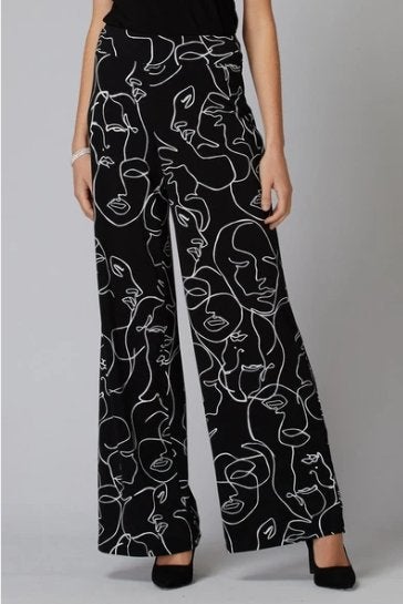 Joseph Ribkoff prachtig zwart/wit chique broek mt 44/46
