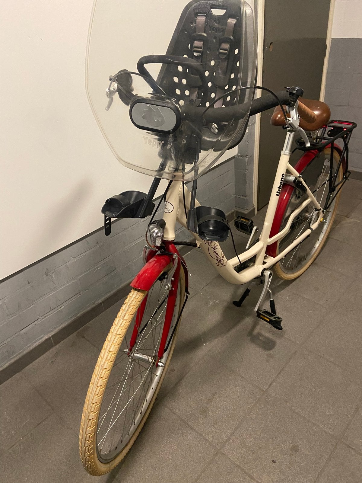 Mooie en goede moederfiets - 100% in orde, Dubbele standaard, Ophalen, Overige merken, 53 tot 56 cm