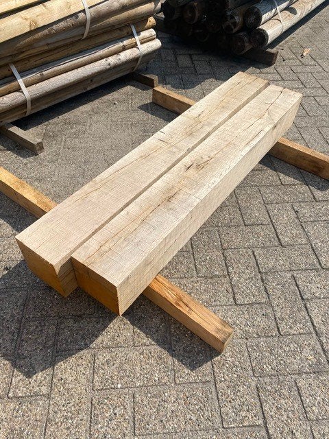 Eiken 150x150 mm balken, Ophalen, Nieuw, Minder dan 180 cm, Balken