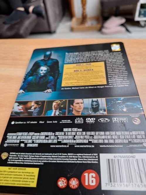 Dvd the dark knight, steelcase hh, Vanaf 16 jaar, Ophalen of Verzenden, Zo goed als nieuw, Actie
