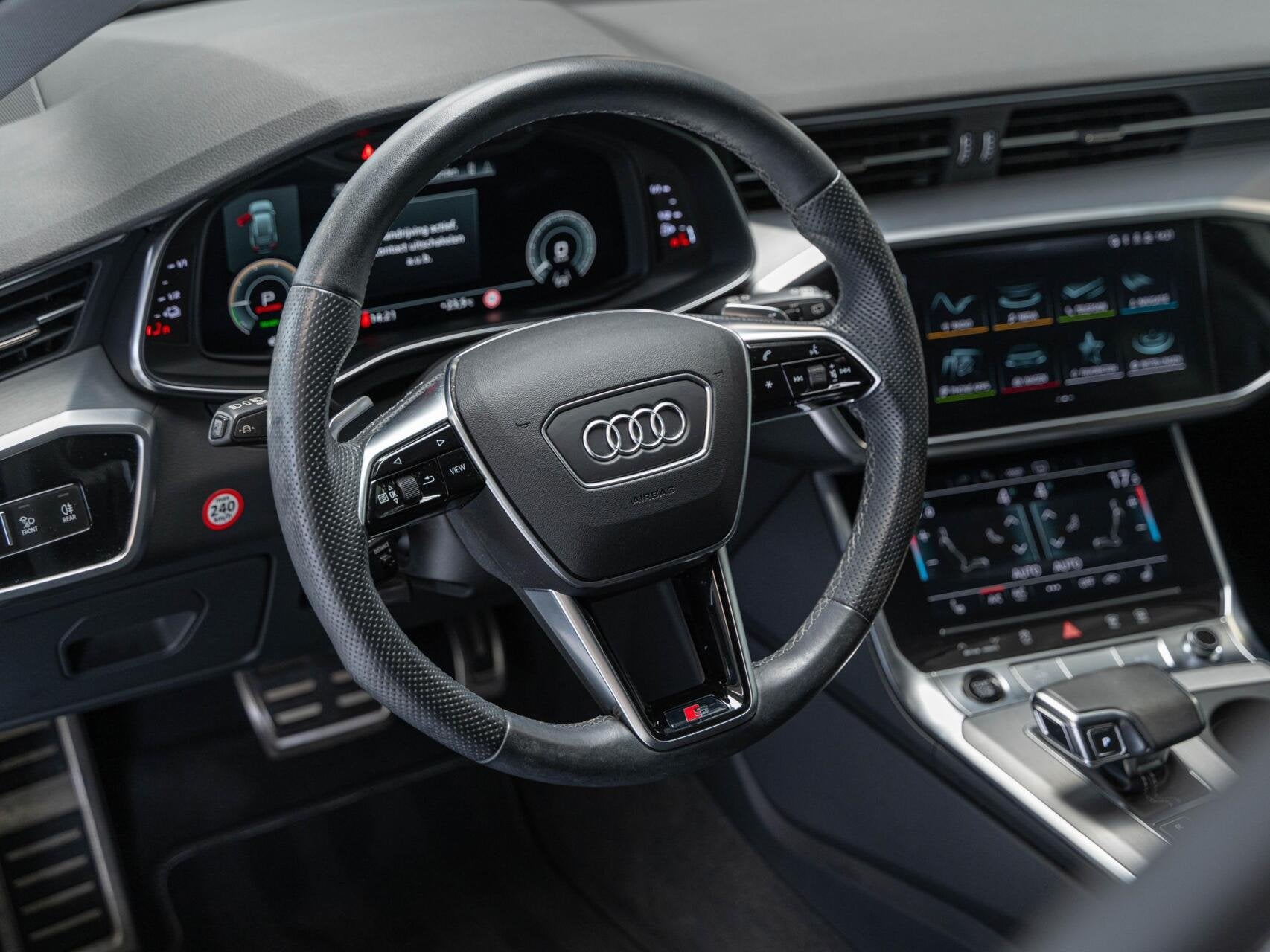 Audi A6 Avant 55 TFSI e quattro Pro Line S Competition 20', Auto's, Audi, Automaat, Gebruikt, 4 cilinders, Zwart