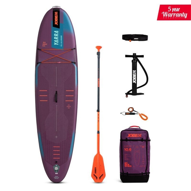 Jobe Yarra SUP (5 jr garantie) Purple 10.6 set kompleet, Ophalen of Verzenden, Nieuw