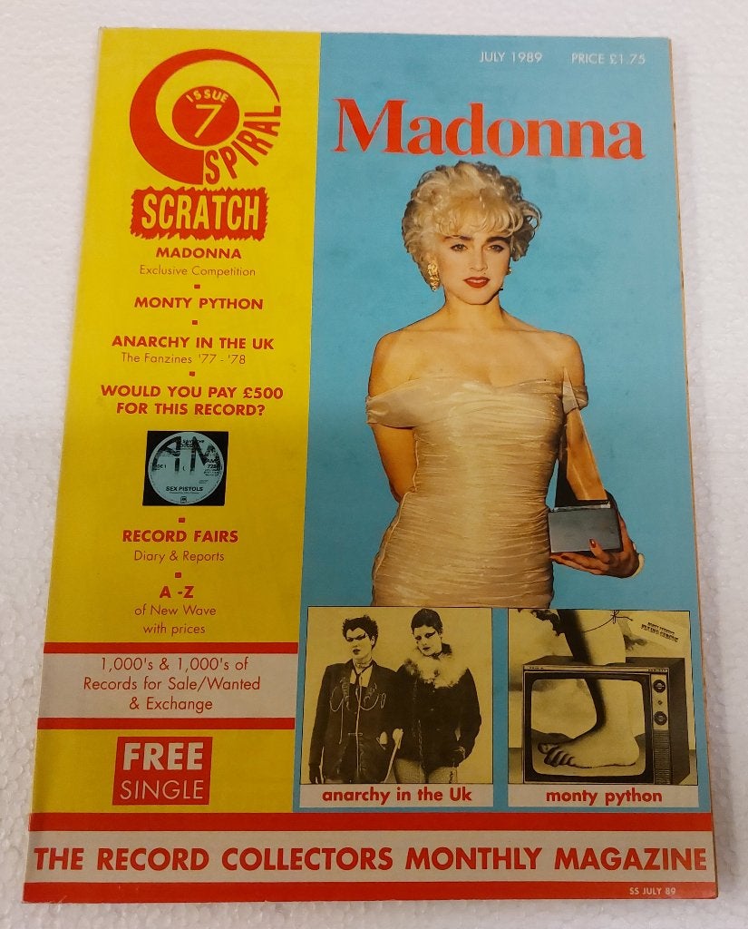 Madonna Magazine 1989 Punk Monthy Python Spriral Scratch 4AD, Gebruikt, Verzenden, NvT, Boek, Tijdschrift of Artikel