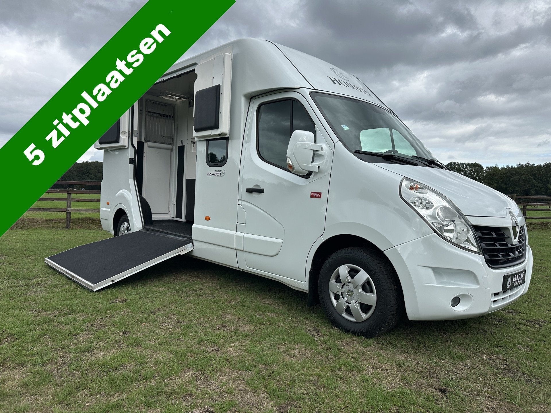 Renault Master BARBOT 2-paards paardenvrachtwagen dubbel cab, Dieren en Toebehoren, Gebruikt, Info@hulshof-trading.nl, Overige typen