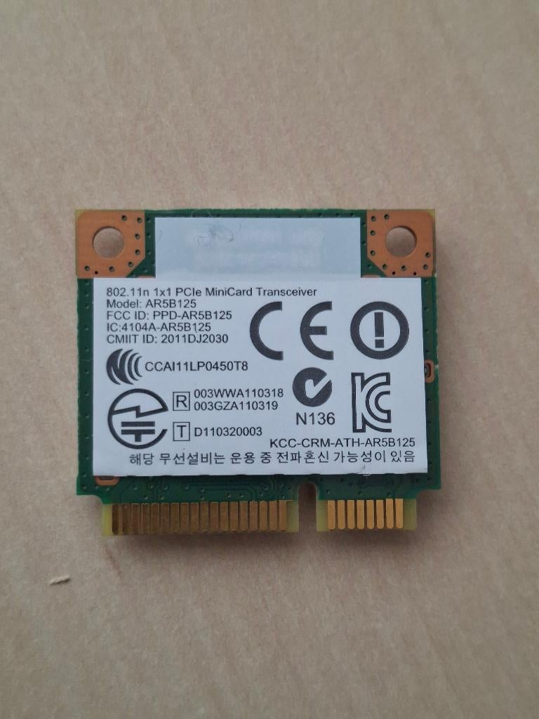Draadloze netwerkkaart voor laptop, Ophalen of Verzenden, Gebruikt, Intern, Atheros