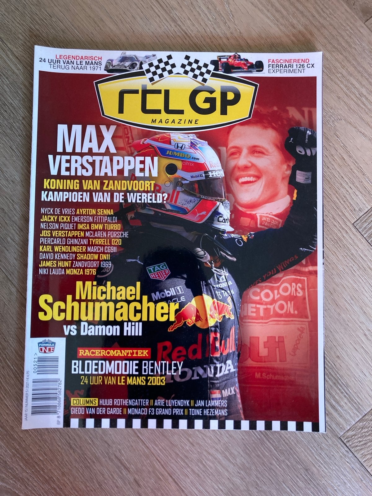 RTL GP Magazine 2021 - Max Verstappen & Michael Schumacher, Ophalen of Verzenden, Zo goed als nieuw, Sport en Vrije tijd
