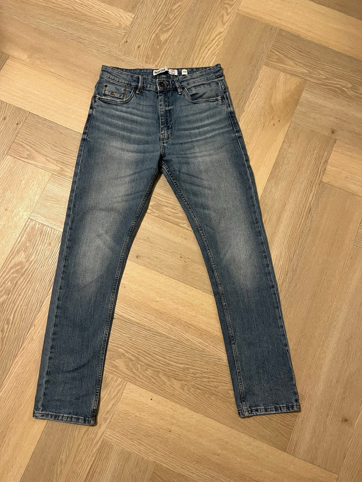 Stoere Indicode Chammy Straight Leg Jeans - Maat 31x32, Ophalen of Verzenden, Zo goed als nieuw, Blauw, W32 (confectie 46) of kleiner