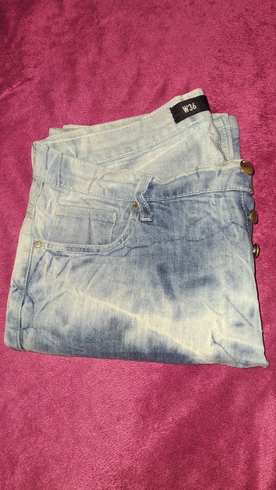 Denim Co. Jeans Short W36 - Gedragen, W36 - W38 (confectie 52/54), Blauw, Ophalen of Verzenden, Denim Co.