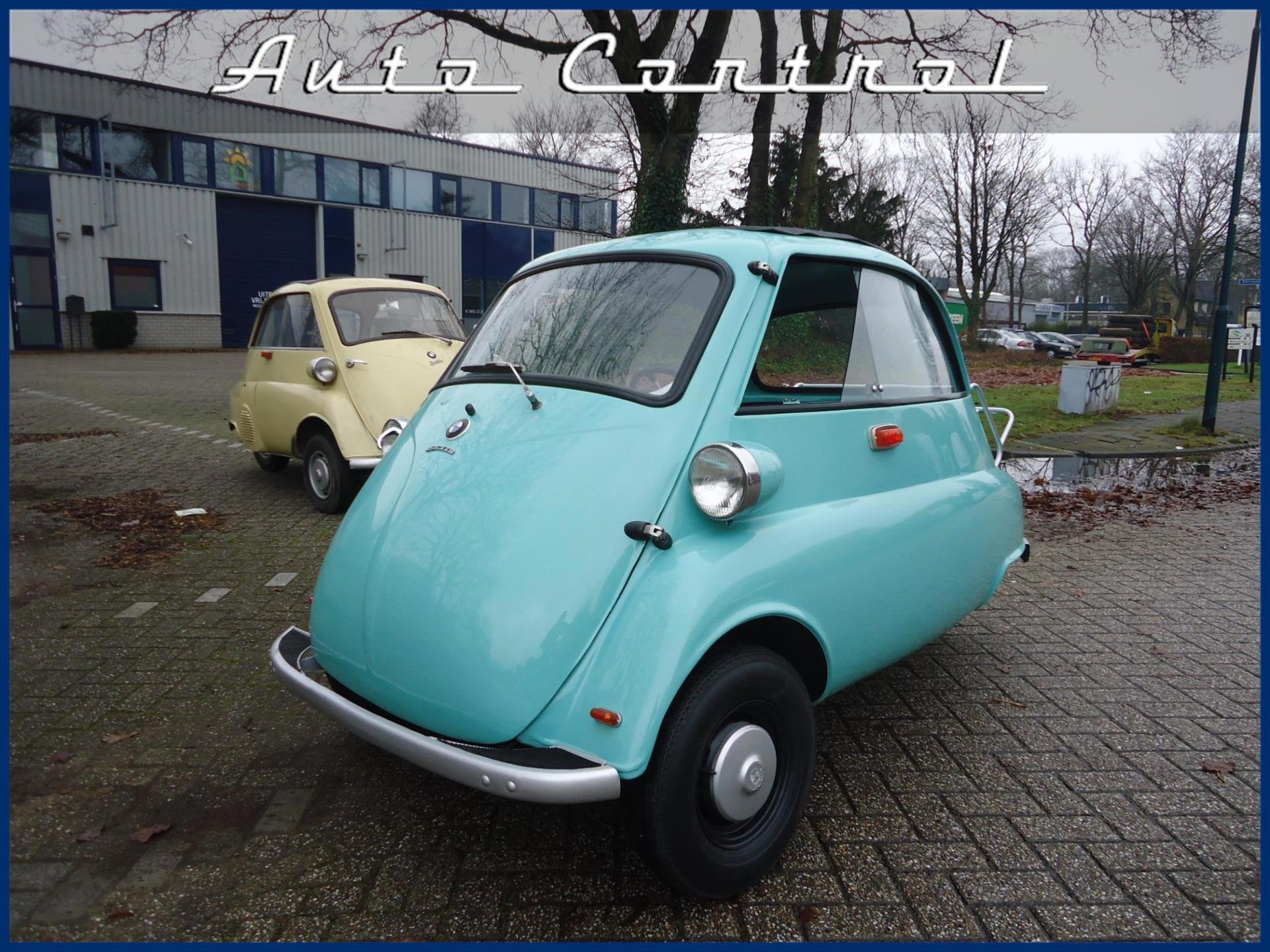 BMW Isetta 300 1960 Mintgroen 3-wieler, Auto's, Gebruikt, Origineel Nederlands, 3-Serie, Coupé