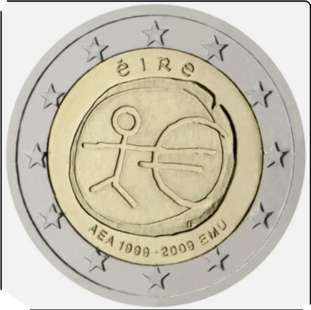 Euromunten, Postzegels en Munten, Munten | Europa | Euromunten, Ophalen of Verzenden, Ierland, 2 euro, Losse munt