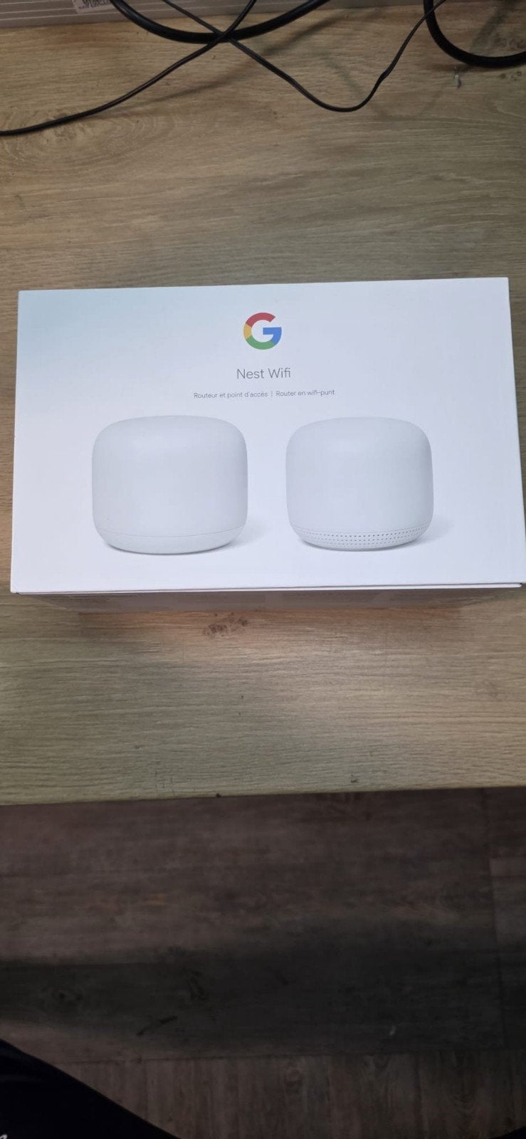 Google Nest Wifi Router en Point - Mesh WiFi Systeem, Ophalen of Verzenden, Zo goed als nieuw, Router, Google