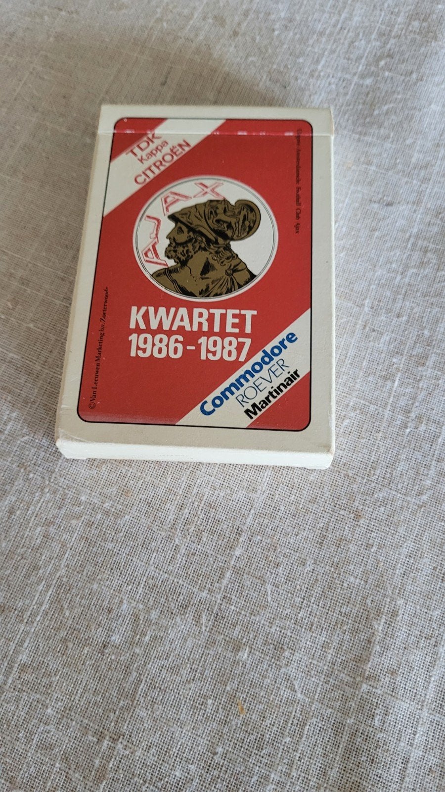 Ajax kwartet prima staat, Ophalen of Verzenden, Zo goed als nieuw, Ajax, Spelerskaart