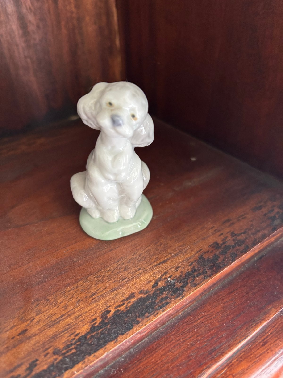 Lladro porseleinen poedel beeldje, Ophalen of Verzenden, Zo goed als nieuw, Dier